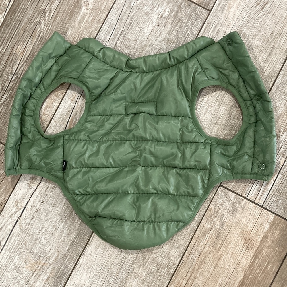 BARK dog puffer vest sz xs/s